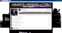 Desktop Screenshot of minutestilmidnight.com